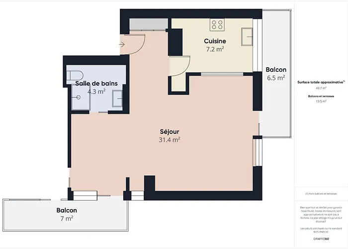 A 350m De La Plage, Pour 2 - Balcon Apartment La Baule-Escoublac